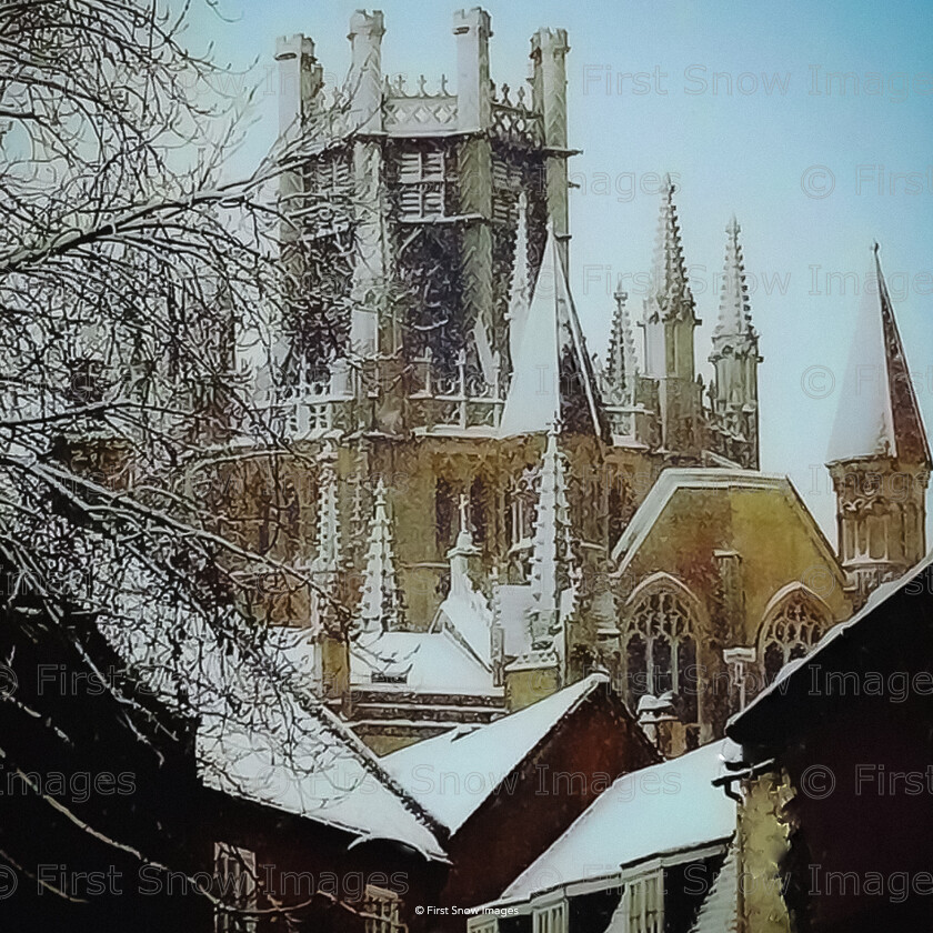 Ely in the snow 
 Keywords: tx1_sale_limit:8
'Ely in the Snow', ely, wraptious